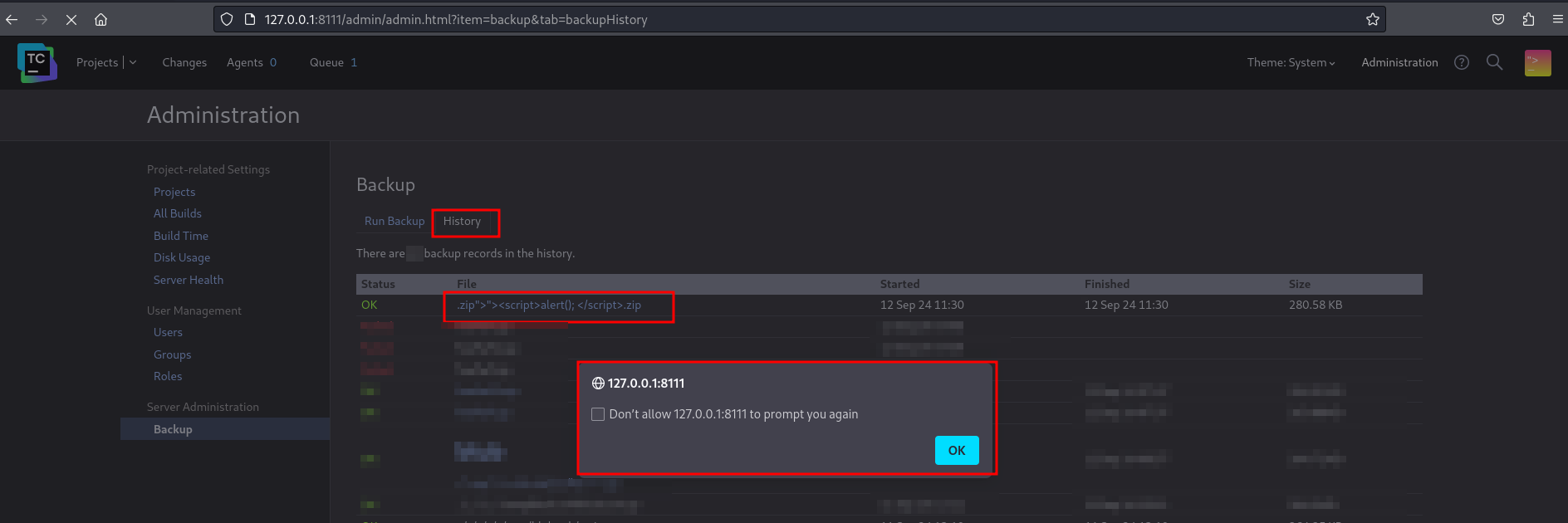 Stored XSS